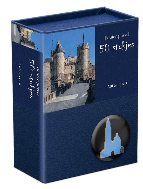 Houten Puzzel Antwerpen – 50 Stukjes