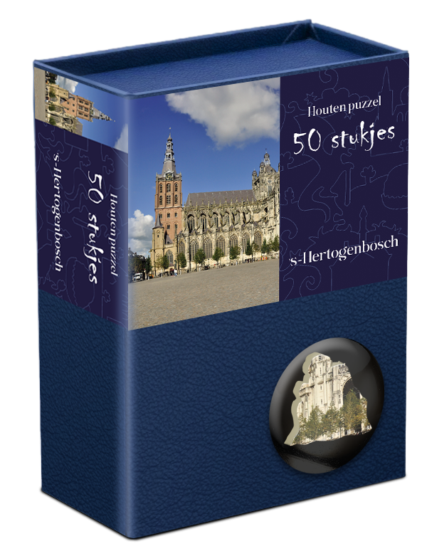 Houten Puzzel ‘s-Hertogenbosch – 50 Stukjes