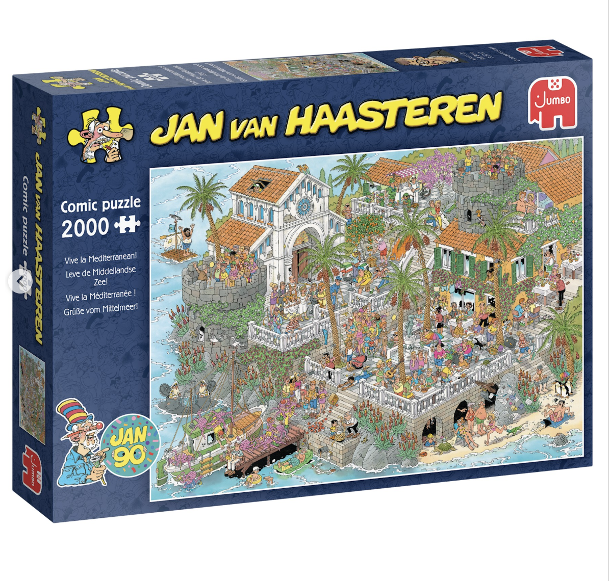 Leve de Middellandse Zee – Jan van Haasteren 2000 stukjes